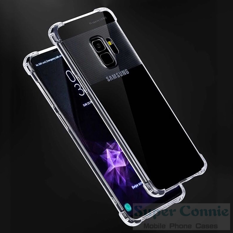 Cover Samsung J7 Prime J6 J4 S7 S7edge S8 S9 S10 Plus J2 Anti Knock Shockproof Transparent Case