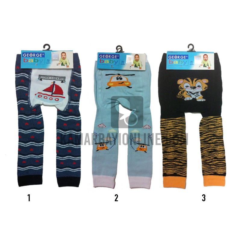 Legging bayi .  Legging George Baby buka kaki