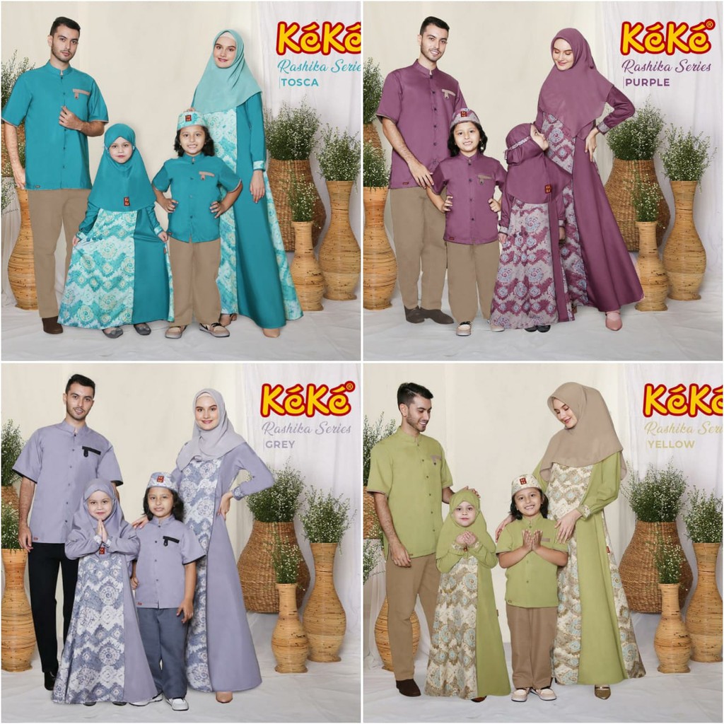 Sarimbit Keke SRK 03 | SRK 03 Sarimbit Keluarga Keke Rashika Series | Sarimbit Keluarga Keke Busana
