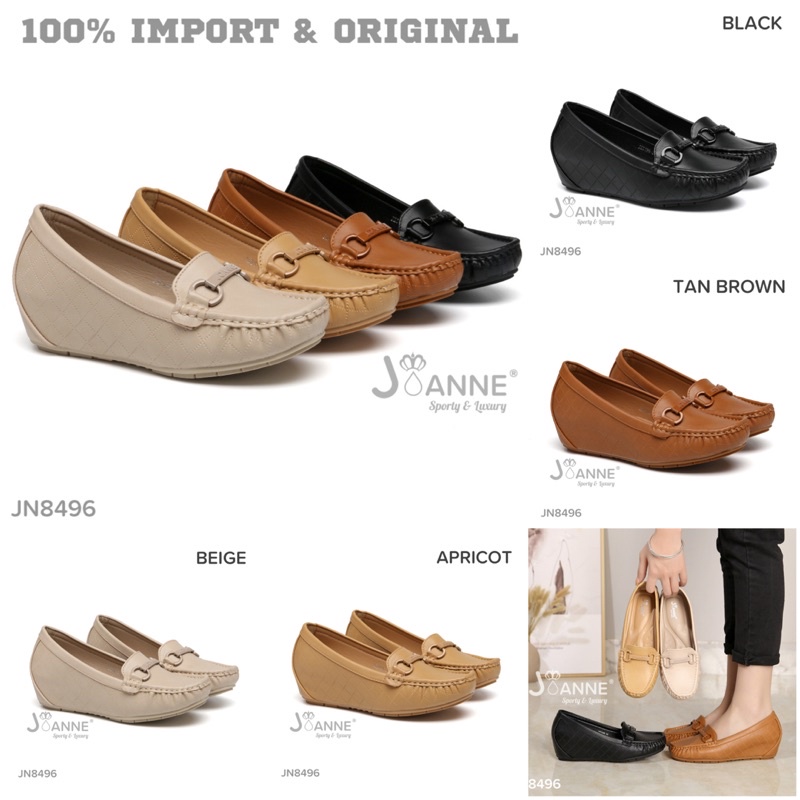 [ORIGINAL] JOANNE Wedges Shoes Sepatu Wanita #JN8496