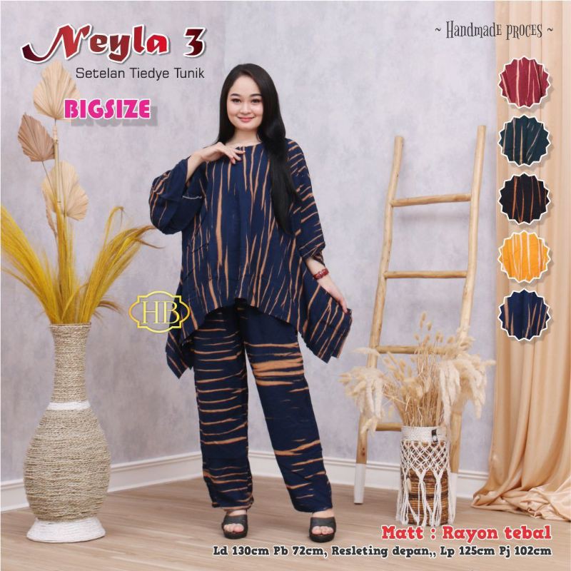 (JUMBO) BASIC TIEDYE SET DAILYSET ONESET TIE DYE SETELAN ONE SET