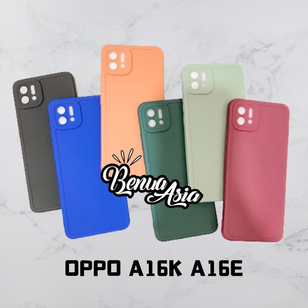 SOFTCASE PRO CAMERA OPPO A16K A16E MACARON - FA