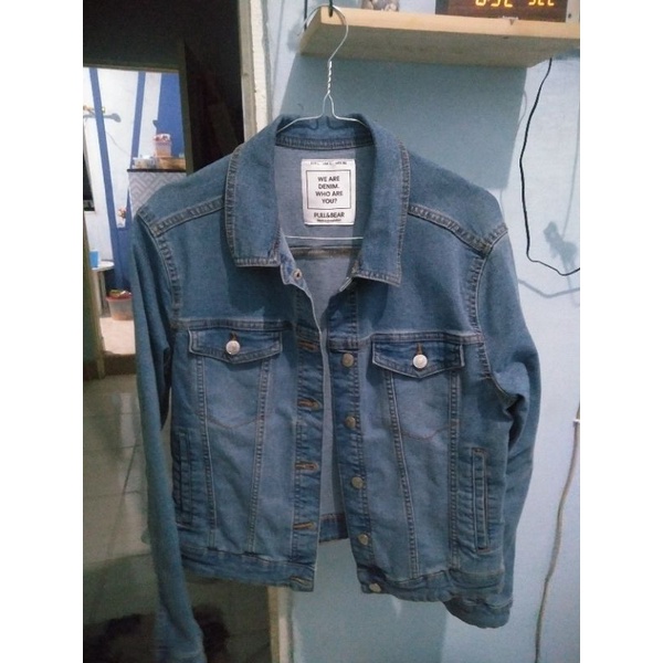 Preloved Jaket Jeans Pull n Bear Original