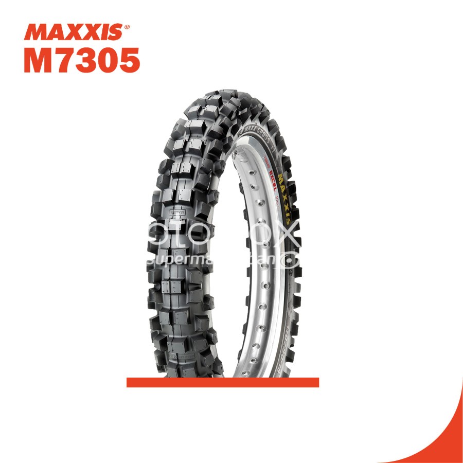 Ban Motocross Trail Maxxis M7305 Ukuran 110/100-18 Ring 18 Tubetype