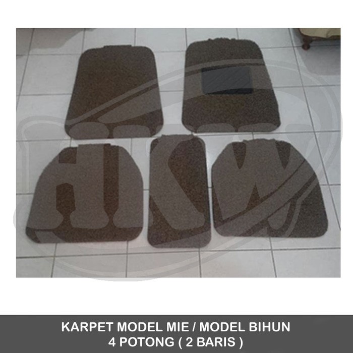 Terbaru Karpet Model Mie Bihun 5 Potong Mobil RushTerios 2008 - 2012