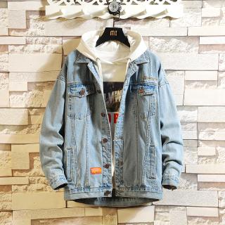 75 Model Jaket Jeans Warna Putih Gratis Terbaru