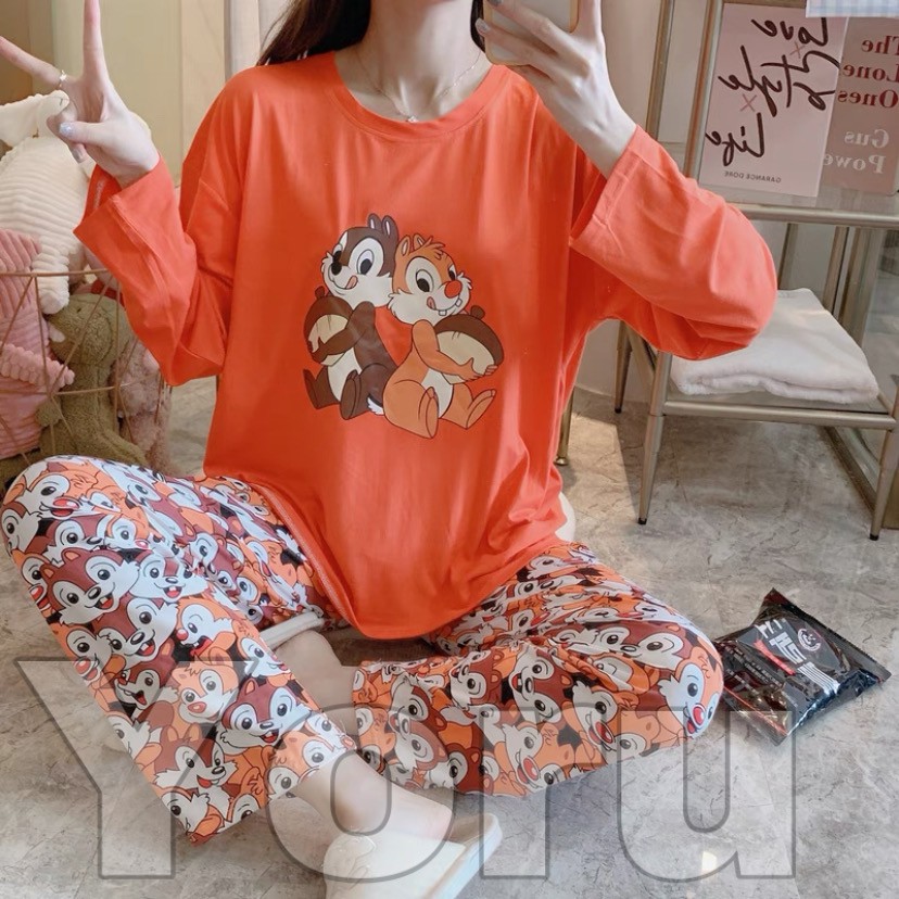 Pamelo PP786 Stelan baju tidur Import Baju Tidur Wanita Panjang PP Import Spandek PP10 PPJ-PP10 2Tupai COren