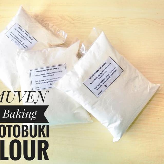 

KBUD【 TEPUNG TERIGU JEPANG KOTOBUKI (PROTEIN RENDAH) 1kg Harga Terjangkau