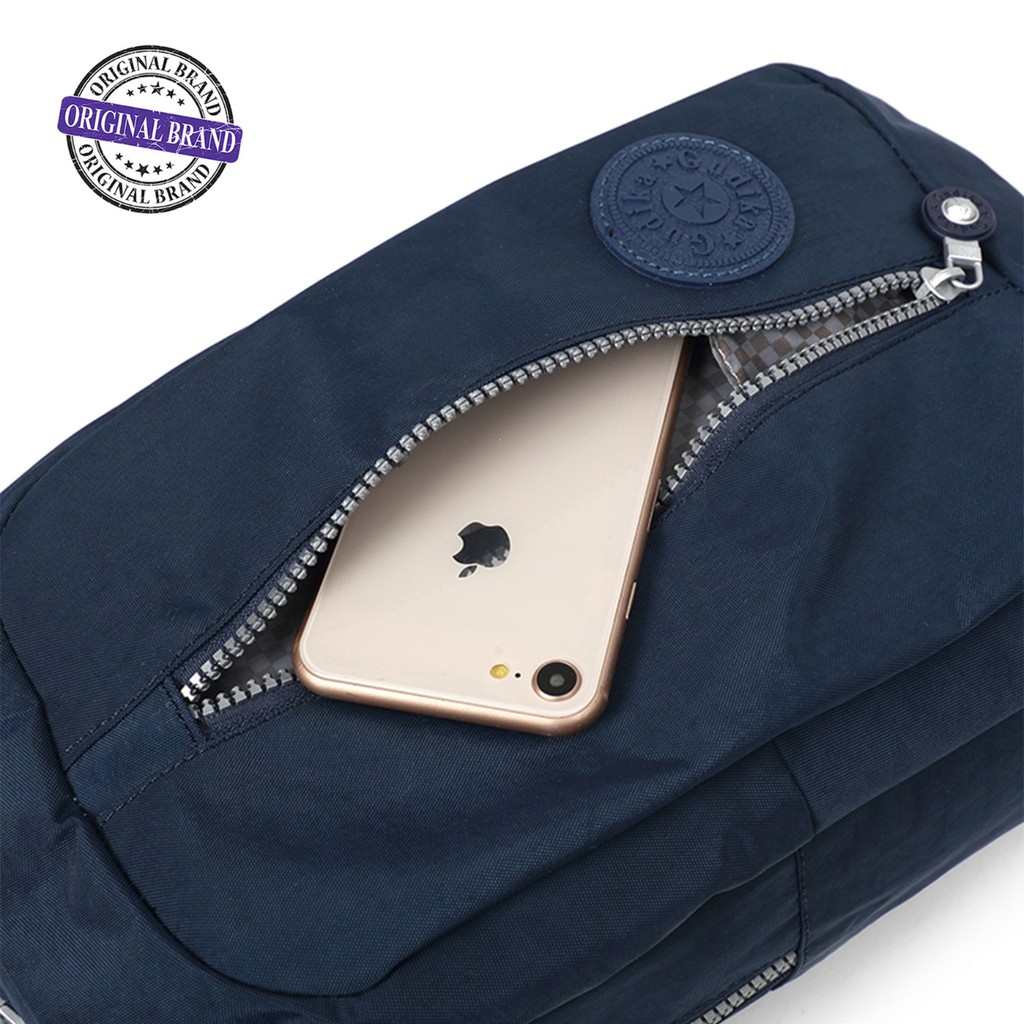 SALE GUDIKA - Waistbag Couple Modis Import Original 5056 - Tas Wanita Pria Tas Selempang Bahu Kekinian Bahan Nylon Waterproof Anti Air - slingbag - tas mini - bag - cewek - imut - fashion - branded - tas Pinggang - slempang - termurah - ori - handbag