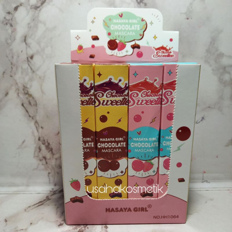 ECER!! MASCARA/MASKARA HASAYA GIRL CHOCOLATTE SWEETER CUTE NO.HH1064