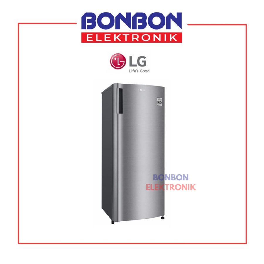 LG Upright Freezer GN-IN304SL / GNIN304SL 165L 6 Rak Lemari Es Pembeku