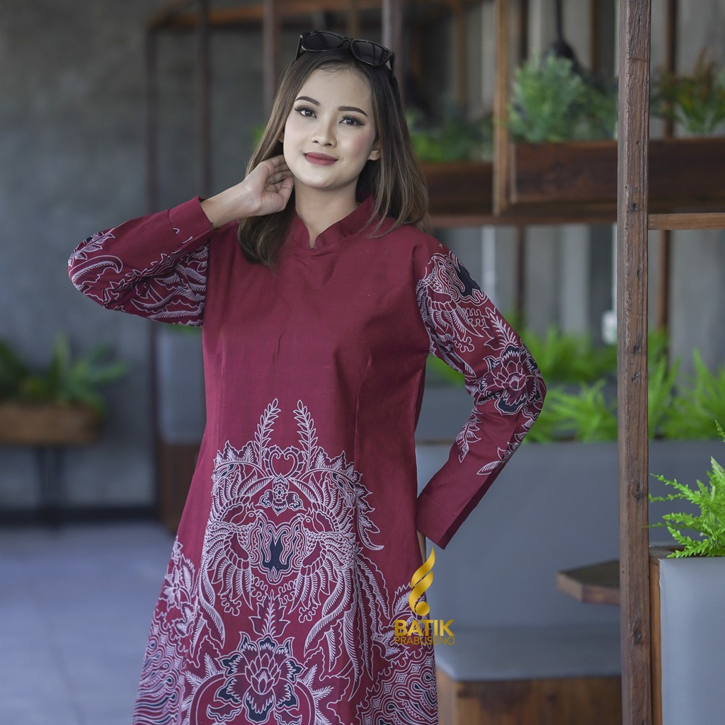 BATIK PRABUSENO TUNIK WINNY ATASAN BAJU BATIK WANITA PRABUSENO / TUNIK WANITA / ATASAN WANITA / BLOU