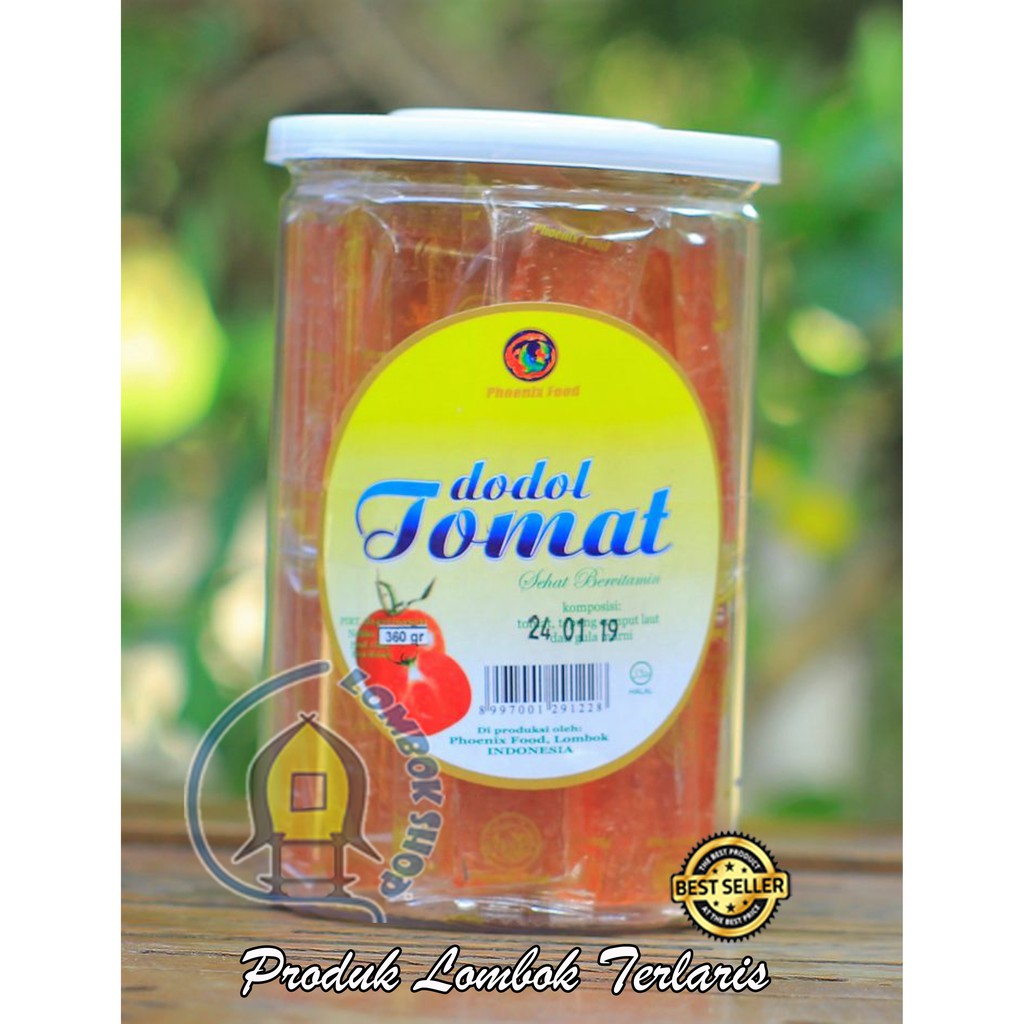 

Dodol Rumput Laut Rasa Tomat Khas Lombok Toples 360 Gram