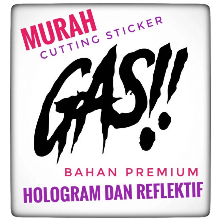 

Sticker gas!! stiker gas!! sticker viral stiker viral seticker murah stiker murah hologram