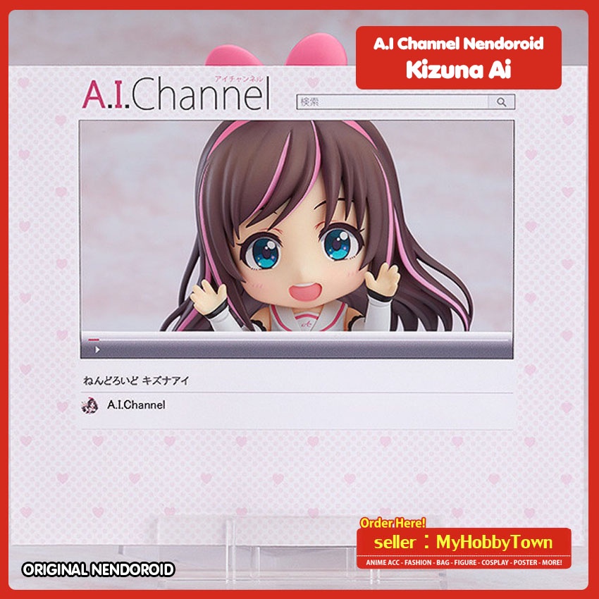 Original Virtual Youtuber AI Channel Nendoroid 899 - Kizuna Ai Figure Anime