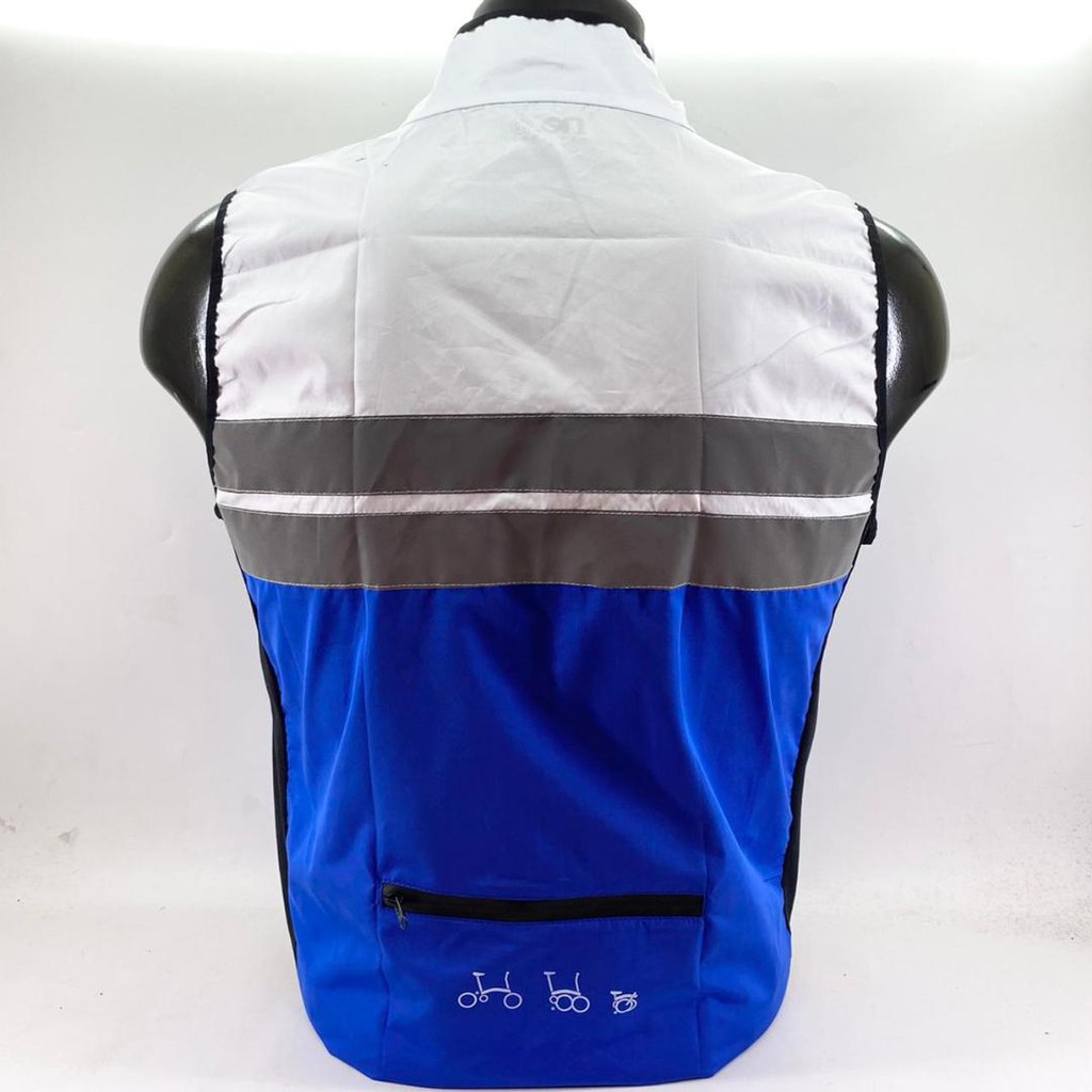Rompi Jaket Sepeda Lipat Gowes UNISEX Vest Windbreaker Gilet Jacket