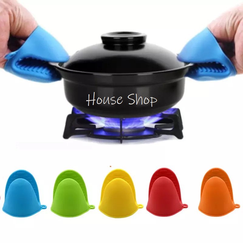 HS-0121 Pegangan Penjepit Silikon Anti Panas - Sarung Pelindung Silikon Anti Panas