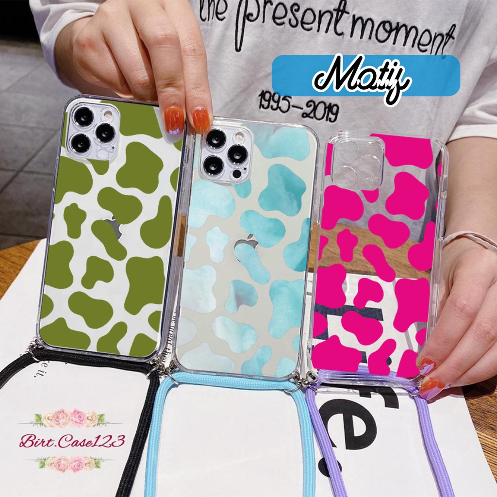 Softcase Slingcase Lanyard Bening MOTIF Vivo Y50 Y30 Y51 Y91 Y93 Y95 Y1s Y91c 2020 BC4331