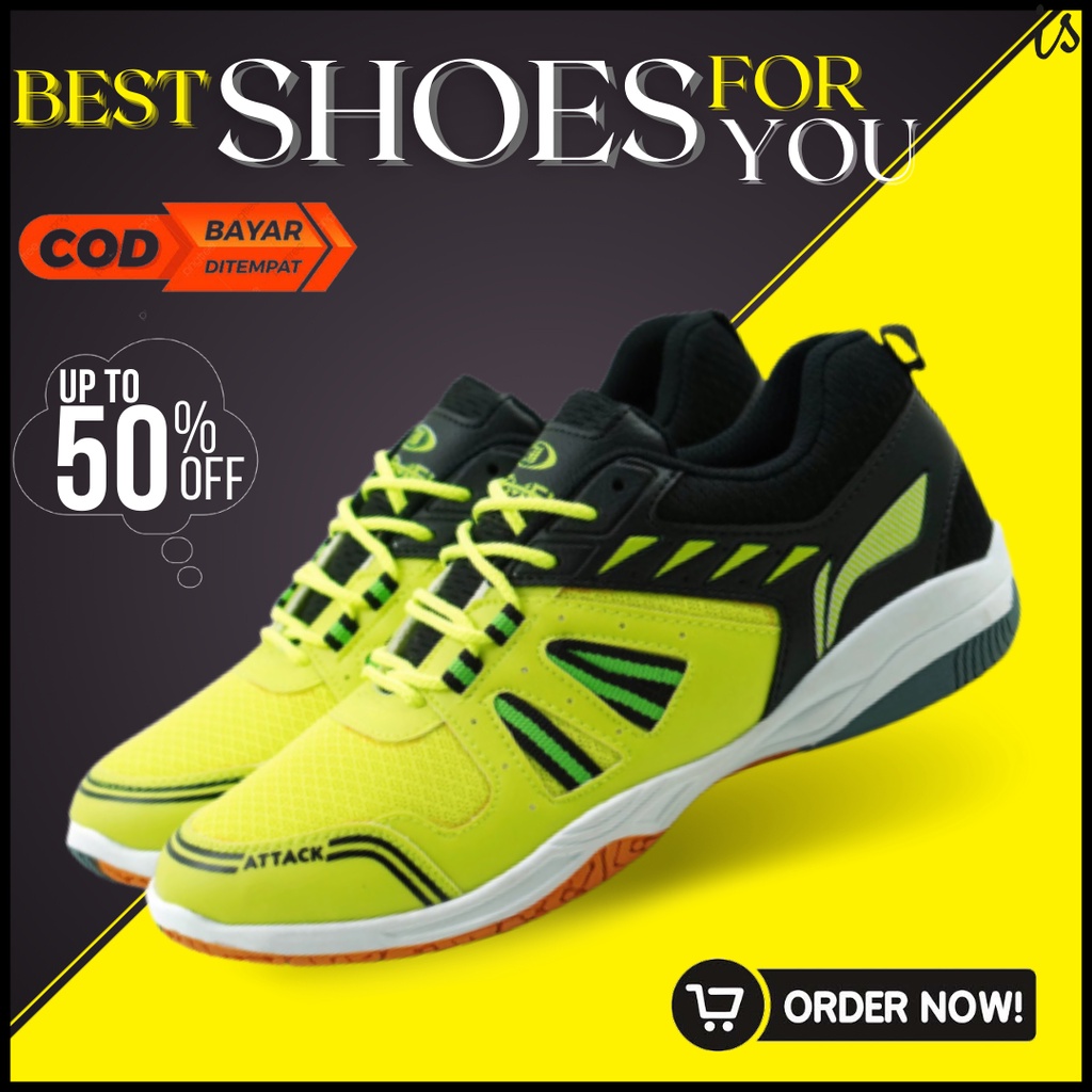 Sepatu Sporty Spatu Sport Pria Futsal Original Bola Kulit Olahraga Original Lokal Brand Spot Cowok D