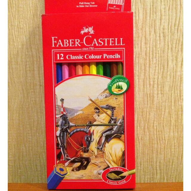 

Pensil Warna Classic Faber Castell 12 warna panjang