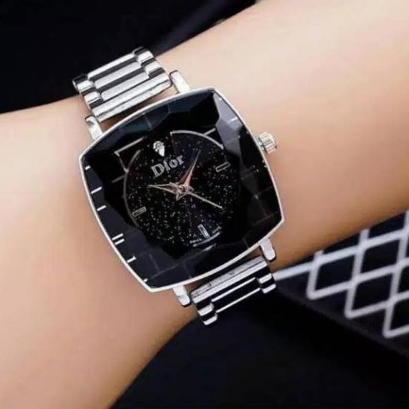 (Cod)Jam Tangan Wanita Fashion D10R Sergi Strap Rantai(Dikirim Jakarta)