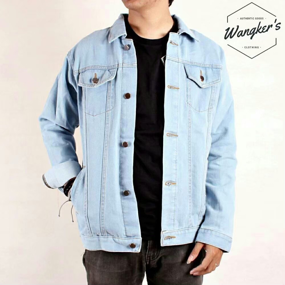 JAKET JEANS PRIA JUMBO/JAKET PRIA
