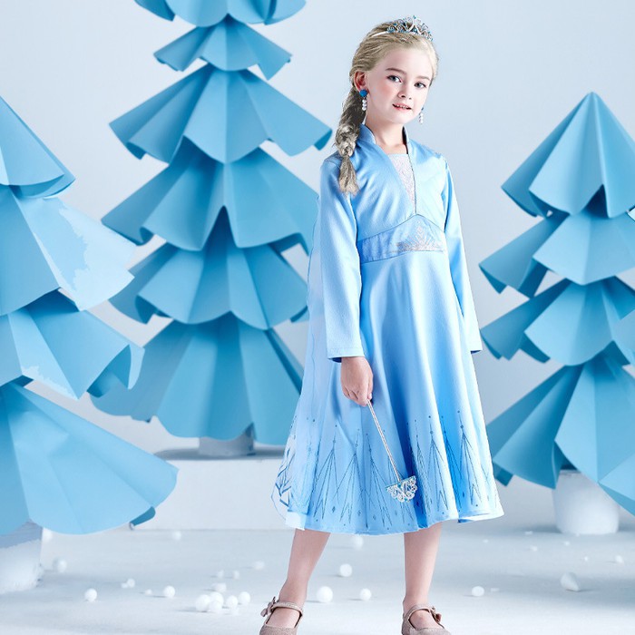 FROZEN2 ELSA DRESS premium giftsetbox dress princess elsa frozen 2