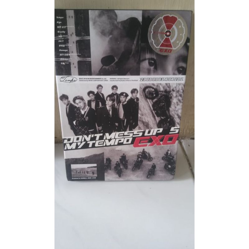 album only Tempo EXO
