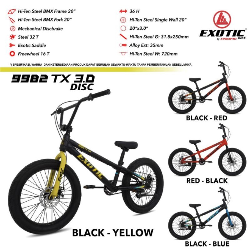BMX EXOTIC 9982 TX 3.0 20 DISC