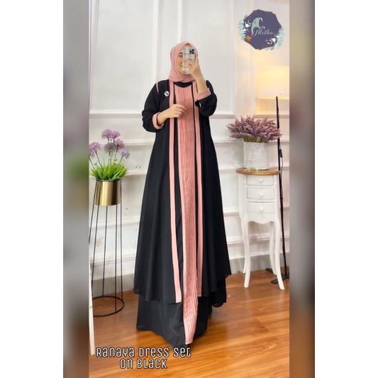Ranaya dress set longcardi original