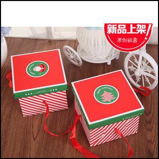 

Box Hampers Tema Natal Dengan Tali/Kotak Tukeran Kado Natal Chritsmas