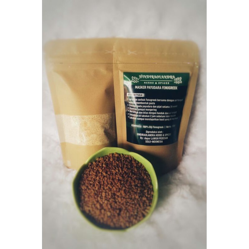 masker payudara HINDIRAOLANDRA 100% fenugreek