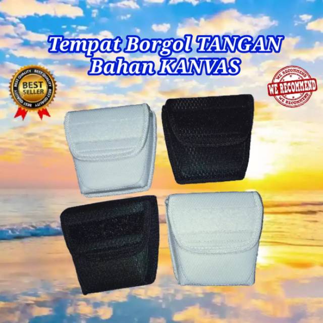 Tempat Sarung Borgol Kanvas Kelengkapan Atribut Security Satpam