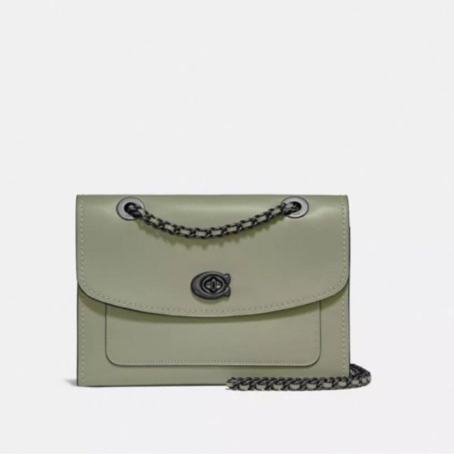 coach parker PEWTER/LIGHT FERN convertible shoulder bag