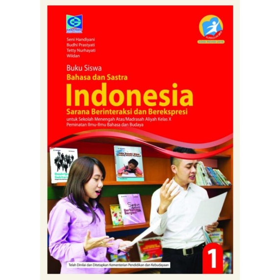 Bintang Indonesia Jakarta - Buku Pelajaran Bahasa Indonesia Peminatan Kelas  1,2,3 SMA/MA K13 Revisi GRAFINDO/FACIL-1