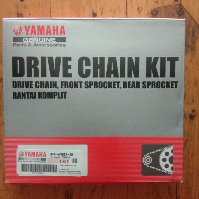 Rantai Rante Roda Set Gear Gir Set Yamaha Vixion Old Lama 3C1 Ori