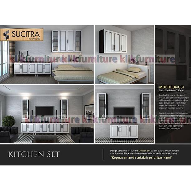 Limited Sale Kca 5113 Kitchen Set Atas 3 Pintu Sucitra Terpercaya