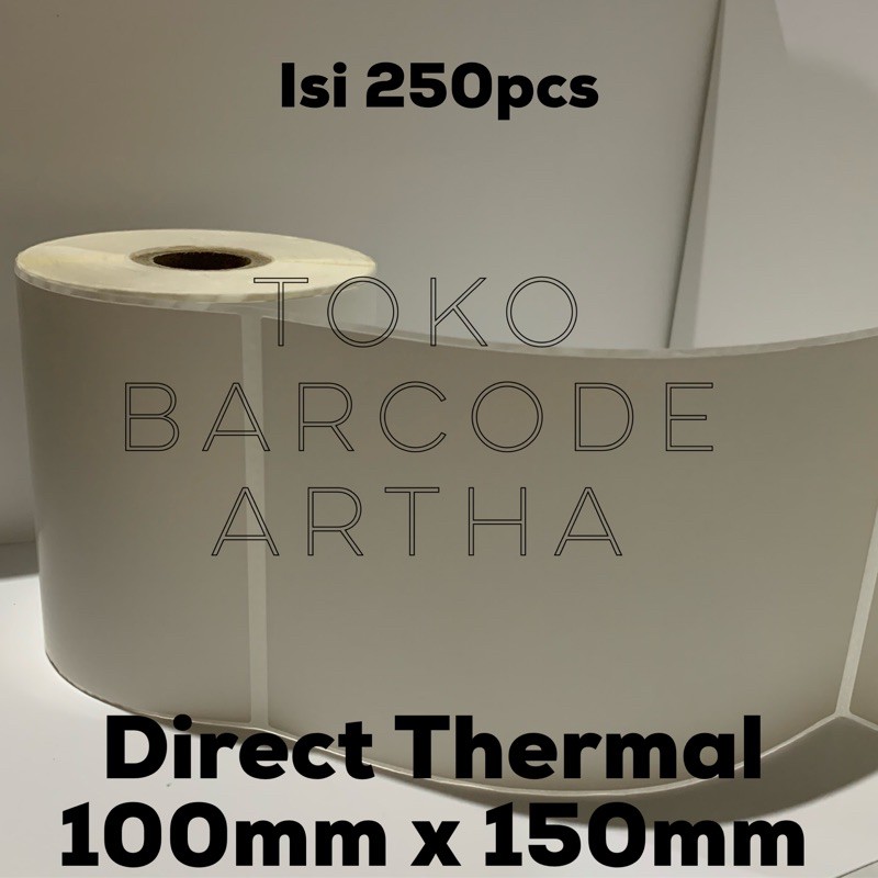 

Direct Thermal Label Fasson 100x150 cetak resi barcode