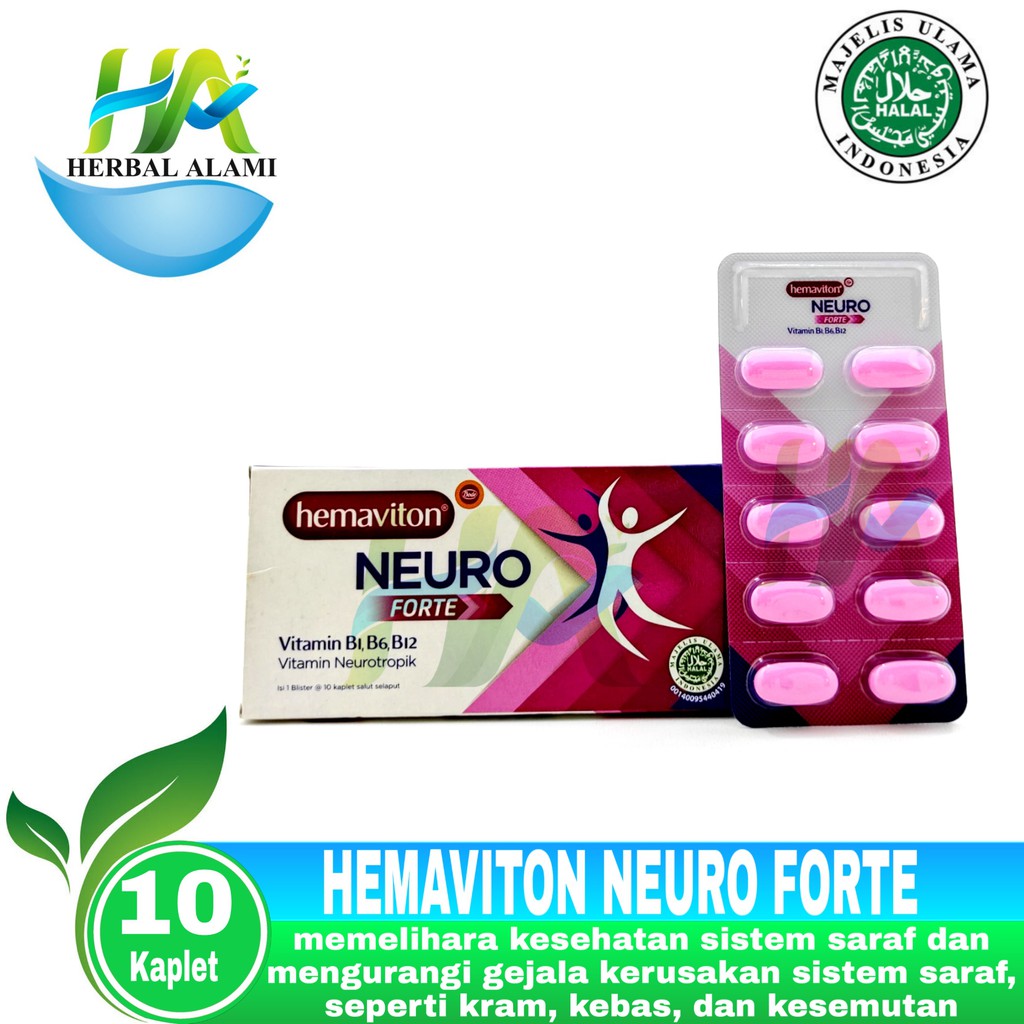 Hemaviton Neuro Forte Isi 10 Kaplet - Multivitamin