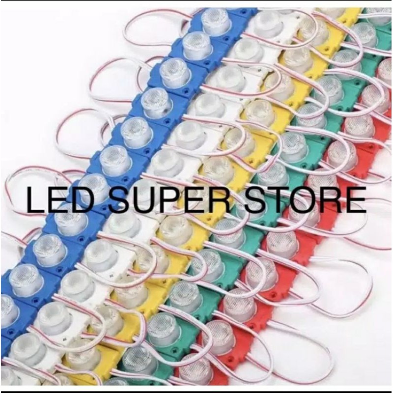 Modul 3030 1 LED 1.5W 12V Biru / Merah / Kuning / Hijau / WW - 100 Pcs