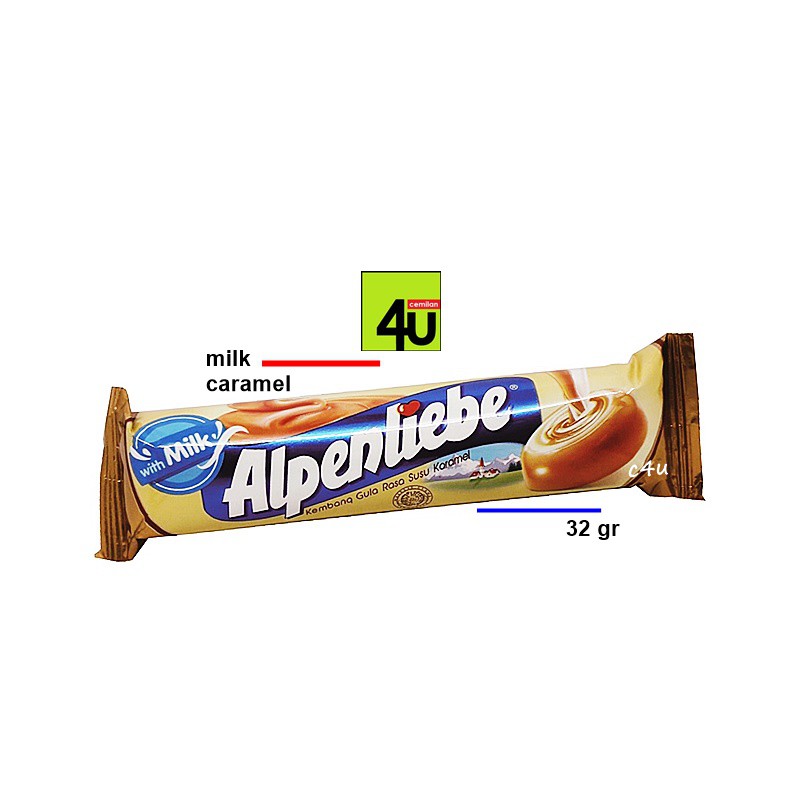 

Alpenliebe Milk Caramel Candy - 32 gr STICK