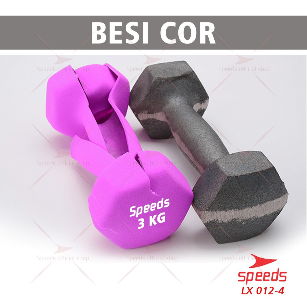 SPEEDS Dumbell 3 Kg Barbel 3kg Barbel 3 Kg Dumbbell 3Kg Dumbbell 3 Kg Barbel Vinyl cewek 3kg Barbel Neoprene 3kg