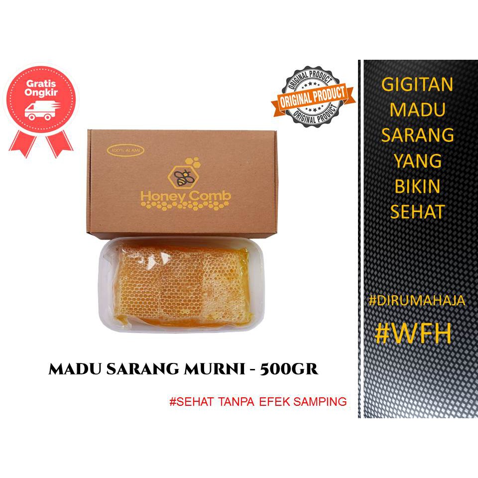 

(PROMO) COD Madu Sarang 500gr PREMIUM Multiflora - ASLI DARI SARANGNYA