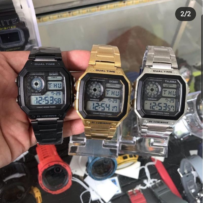 jam original petak digital cowok best seller