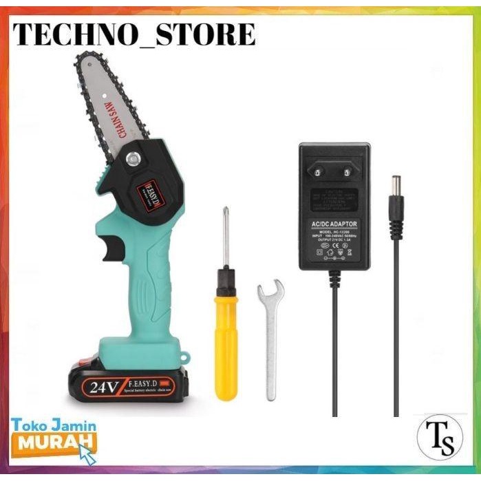 Chain | Alat Gergaji Tangan Charger / Gergaji Tangan Listrik Mini Portabel