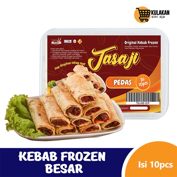 

Tasaji Kebab Frozen Besar Isi 10 Pcs
