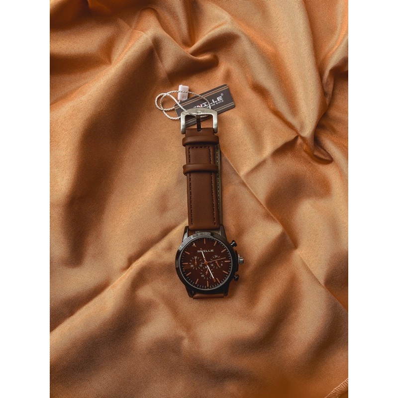 Jam Tangan pria  SNILLE gratis gelang dan kalung (DHONSTORE)