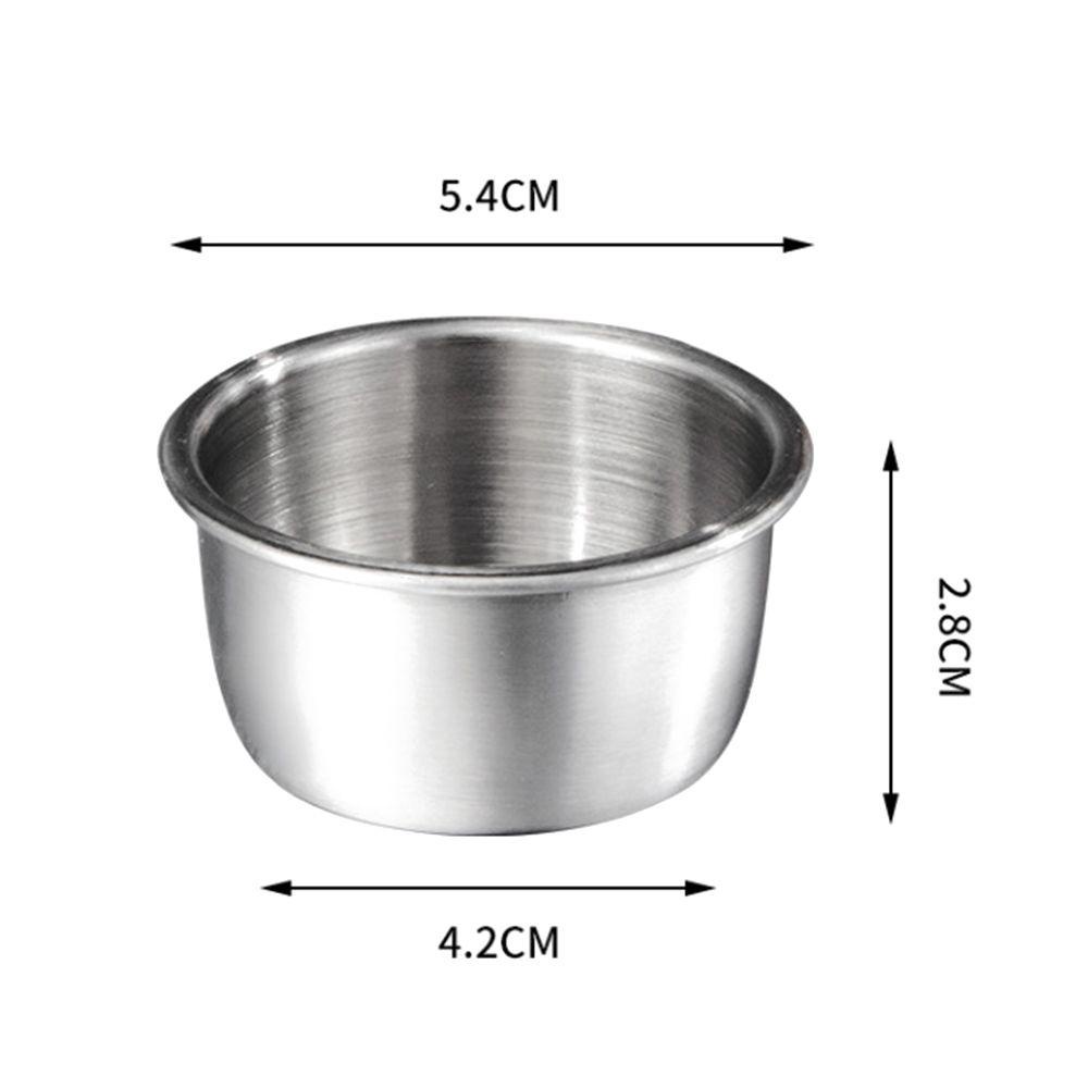 Suyo Mangkok Saus Reusable Bahan Stainless Steel 304 Anti Bocor Untuk Bbq