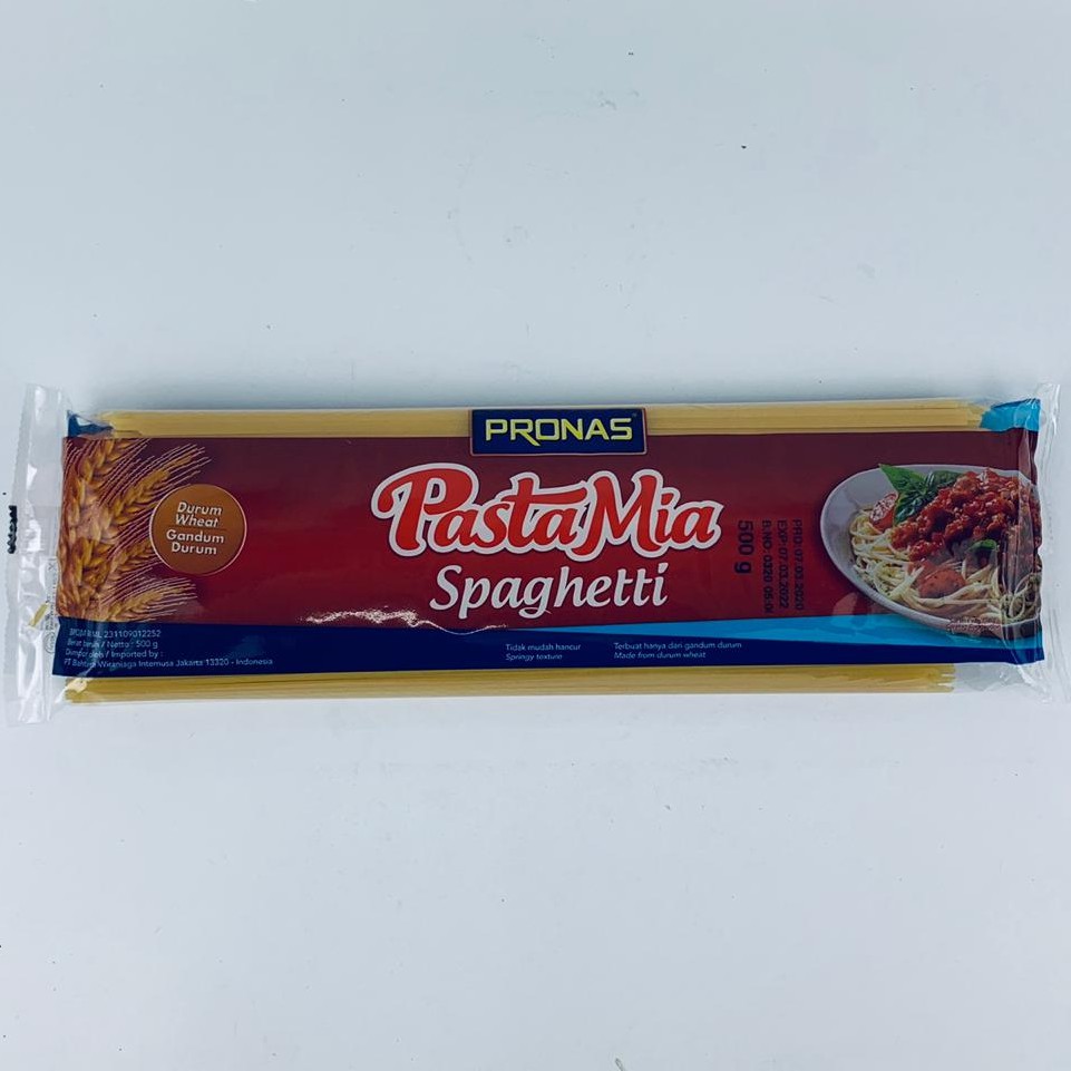 PRONAS PASTAMIA SPAGHETI/MIE PASTA / 500g