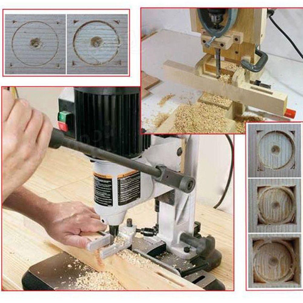 Solighter Fleksibel Shaft Square Auger Tools Grooving Mortising Drills Extended Saw Tenon Mortise HSS Twist Drills